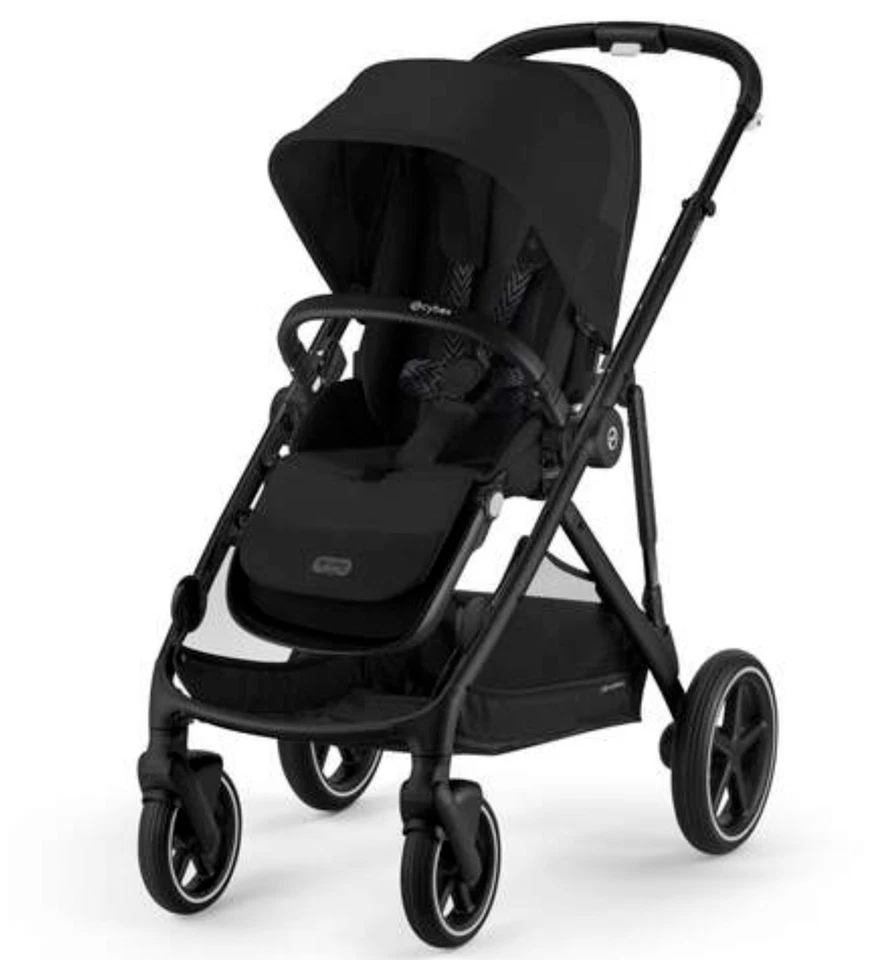 NUEVO - CYBEX Gazelle S 2 Cochecito Individual a Doble - Negro Luna (Marco Negro) Foto 1 de 4