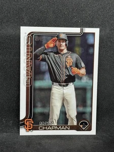Tarjeta de béisbol Matt Chapman 2025 Topps Serie 1 #221 Gigantes de San Francisco casi nueva - Imagen 1 de 6