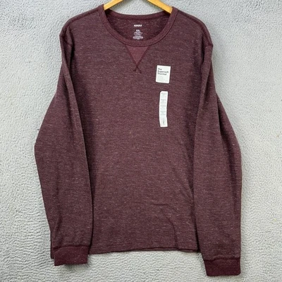 Sonoma Sudadera Cuello Redondo Para Hombres 2XL Granate Supersuave Tejido Térmico Suéter NUEVO Foto 1 de 4