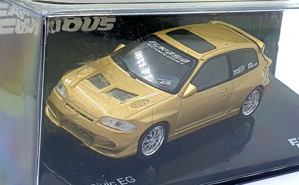 DeAgostini 1/43 Scale F220CMC090 - Honda Civic EG- Gold — 第 1/4 张图片
