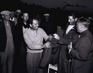 Foto auténtica firmada de Jack Burke Jr PGA Golf 8x10 con certificado autografiado A4 - Imagen 1 de 2