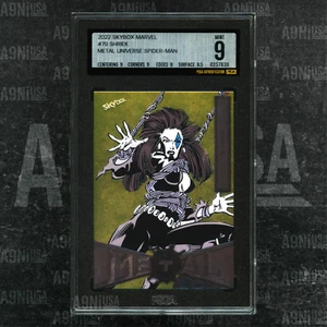 2022 Skybox MARVEL Metal Universe Spider-Man #79 SHRIEK Classificato PSGA 9 nuovo di zecca - Foto 1 di 3