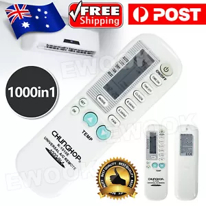 Universal AC Remote Control Aircon Air Conditioner Multibrand 1000 in 1 - Picture 1 of 8