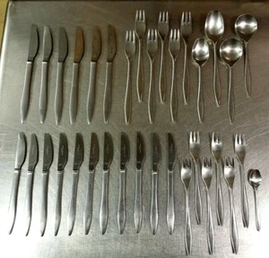 Set of 34 Cooper Bros & Sons Choice Stainless Flatware, CB&S Mid-Century Modern - Picture 1 of 9