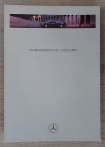 Mercedes-Benz E-Class Saloons Brochure 1994 - E200 E220 E280 E330 E250D E300D - Picture 1 of 10