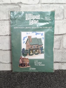Anchor Lilliput Lane LL06 Kendal Tea House Counted Cross Stitch Picture Kit - Picture 1 of 4