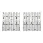 2X  Shower Curtain with 24 Hooks for Bathroom Toilet E7P36888