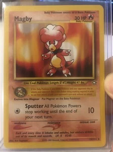Pokémon TCG Magby Neo Genesis 23 normal unbegrenzt selten leicht gespielt - Bild 1 von 2