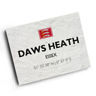 A4 Print - Daws Heath, Essex - Lat/Long Tq8188