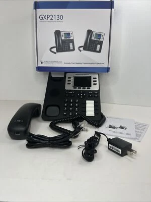 GRANDSTREAM GXP2130v2: Teléfono IP de 3 Líneas HD con Pantalla Clr-VoIP Bluetooth EHS.*H* Foto 1 de 4