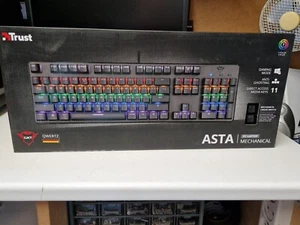 Game toetsenbord Trust GTX 865 Asta, Mechanische toetsen, Multimediatoetsen - Afbeelding 1 van 2