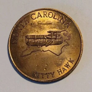 Moneda Ficha Juego Bronce Estados de la Unión Concha Carolina del Norte - Imagen 1 de 3