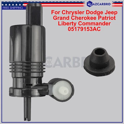 Windshield Washer Pump New Fit For 2007-2011 Dodge Nitro Jeep Compass 05179153AC - Image 1 of 4