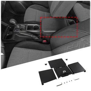 Bandeja de caja de almacenamiento de seguridad de consola central de hierro negro para Toyota Tacoma 2016-2022 - Imagen 1 de 8