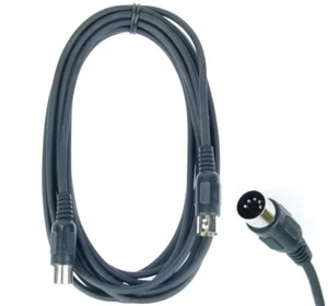 5 m Midi-Kabel DIN-Kabel Video-Kabel schwarz 5 pol polig ADAM HALL Paccs - Bild 1 von 4