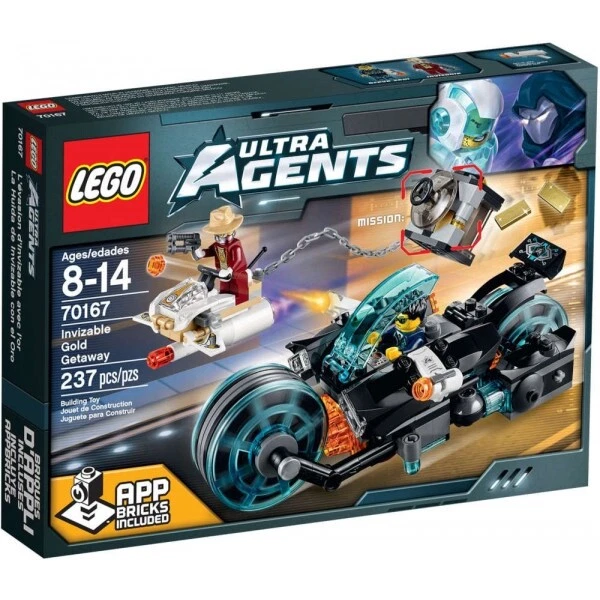 LEGO Ultra Agents: Invizing Gold Getaway (70167) в комплекте с коробкой, инструкциями - Изображение 1 из 4
