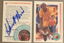 Harold Miner USC Basketball Star Pics Autograph Rookie Card Auto Baby Jordan 92