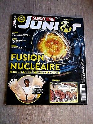 Revue  Science & Vie Junior  N° 389  -  Fevrier   2022  /   Fusion  Nucleaire • 2.93€