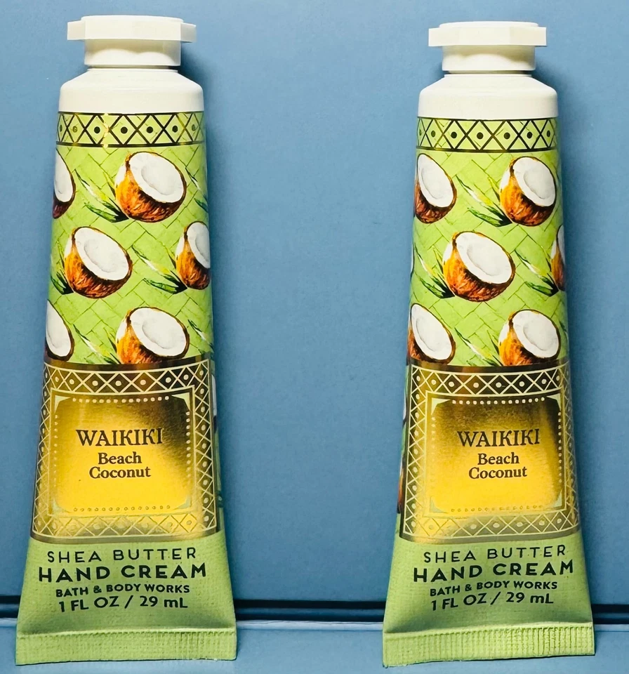 *NUEVO* WAIKIKI BEACH COCO ~ 2PK ~ CREMA DE MANOS DE VIAJE ~ Bath & Body Works Foto 1 de 1