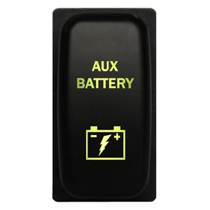 Interruptor pulsador BATERÍA AUXILIAR M160G LED verde 12V para Mitsubishi Outlander Endeavor - Imagen 1 de 1