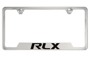 Chrome License Plate Frame For Acura RLX with Cap - Picture 1 of 1