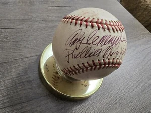 Andy Seminick Signed/Autographed Baseball 1950 Phillies Whiz Kids - Picture 1 of 7