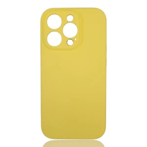 Liquid Silicone Rubber Shockproof Case Cover YELLOW for iPhone 14 PRO - Picture 1 of 4