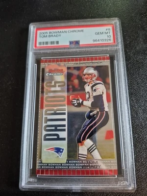 Bowman Chrome Tom Brady 2005 PSA 10 Foto 1 de 2