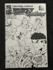 Street Fighter vs Darkstalkers #1 variante boceto 1:10 Udon 2017 casi nuevo - Imagen 1 de 1