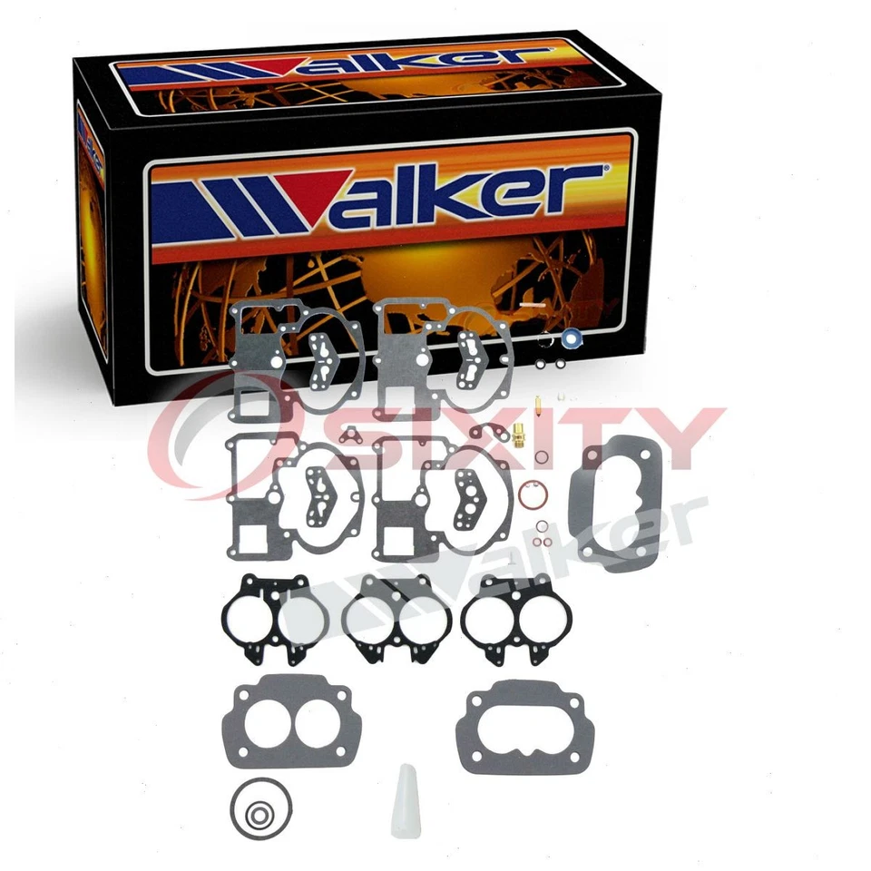 Walker 汽化器维修套件适用于 1969 - 1971 吉普 J-J-100 J-2500 J-2600 ho — 第 1/4 张图片