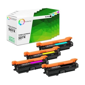 TCT 4PK 507X 507A CE400X CE401A CE402A CE403A For HP LJ Enterprise 500 M551 M575 - Picture 1 of 6