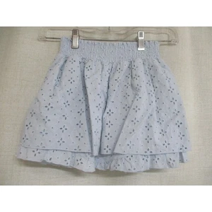 SPLENDID Light Blue Eyelet Embroidery Layered A Line Skirt Girls sz 8 - Picture 1 of 5