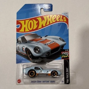 Hot Wheels 2024 HW Race Day Series Shelby Cobra Daytona Coupe Gulf Oil #122/250 - Picture 1 of 3