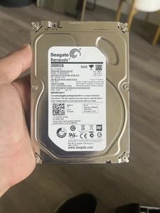 Seagate Barracuda ST3000DM001 3TB 3.5" Hard Drive – 7200 RPM SATA - Picture 1 of 1