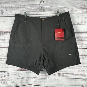 Pantaloncini corti Southern Marsh grigi uomo XXL 38x19 tasche cargo frontali piatte nuovi con etichette *20 - Foto 1 di 9