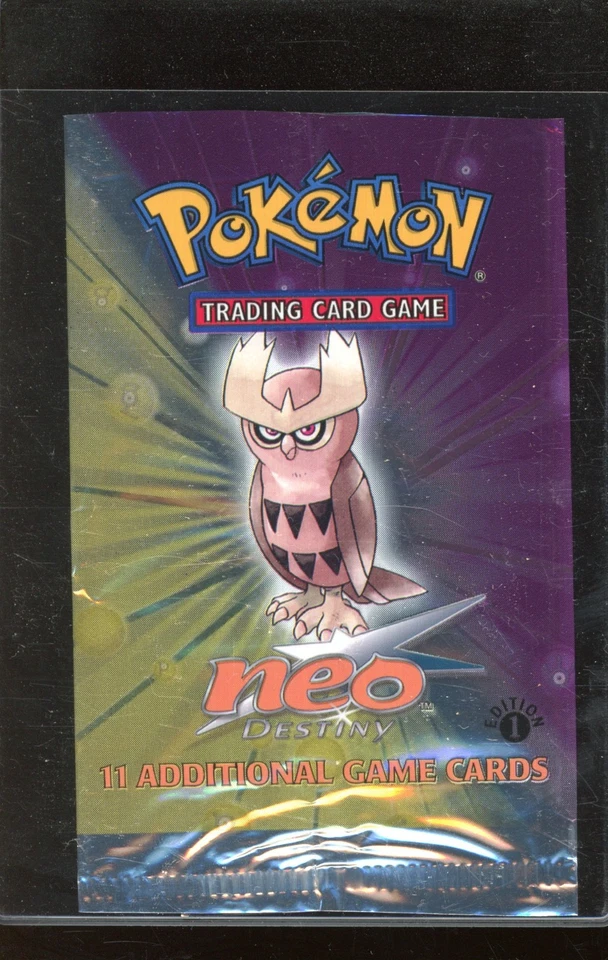 Pokemon TCG 1st Ed. Neo Genesis Booster Pack Open/Empty - Image 1 of 1