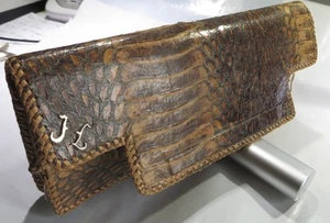 Porte feuille " serpent " véritable-2 poches intérieures et 1 avec tirette – ini - Bild 1 von 1
