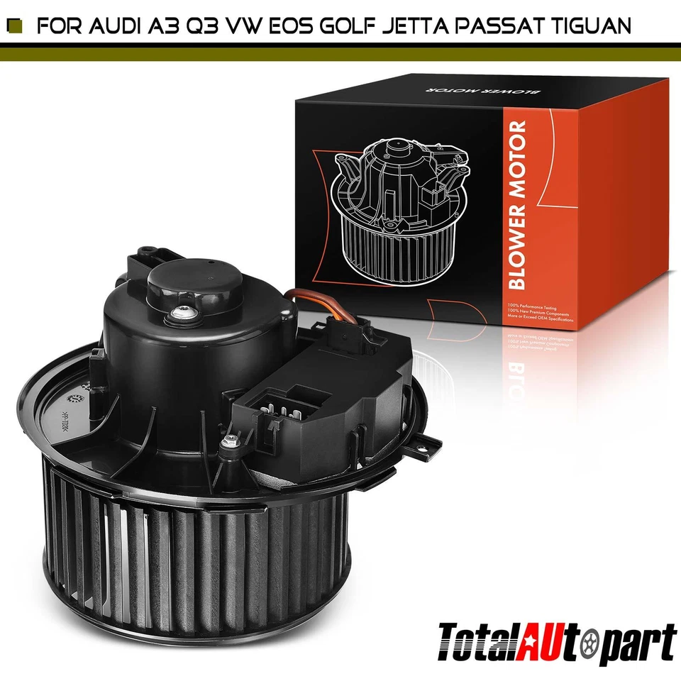 Conjunto de ventilador de motor soplador de aire acondicionado para Audi A3 2006-2013 Volkswagen Golf 2012-2014 Foto 1 de 4