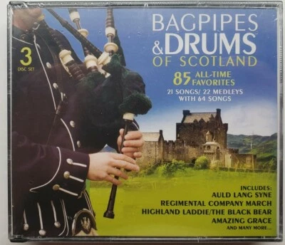 Bagpipes & Drums Of Scotland (CD, 2009) - Image 1 of 2
