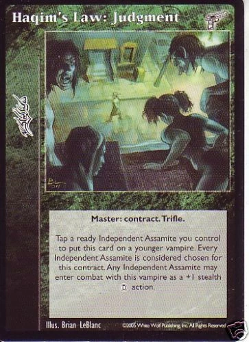 Haqim's Law: Judgment  VTES JYHAD KMW - Image 1 of 1