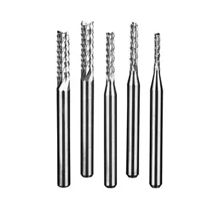 10 piezas fresadora de cola de pescado de carburo sólido de 0,6 mm-3,175 mm brocas de corte de diamante PCB - Imagen 1 de 4