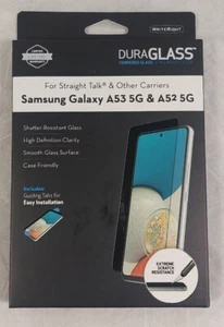 DuraGlass Screen Protector for Samsung Galaxy A53 5G and A52 5G - Photo 1 sur 2
