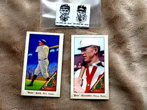 Helmar Colgan's Chips Babe Ruth &Alexander baseballcards plus gamestrips NM rare - Picture 1 of 6