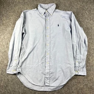Ralph Lauren Mens Button Down Shirt Long Sleeve Size XL  Grey Classic Fit Pony - Picture 1 of 7