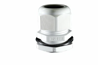 Pasamuros con Contratuerca M32x1, 5 Plástico Gris 100 Pieza - Imagen 1 de 4