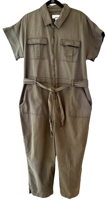 SONOMA NOW + GEN MONO CARGO UTILITARIO ALGODÓN VERDE, CREMALLERA, BOLSILLOS PARA CINTURÓN, XL Foto 1 de 4