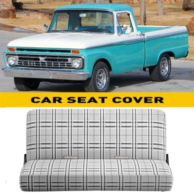 Cubiertas de asiento delanteras para banco de coche manta sillín para camioneta Ford F-100 F-150 F-250 F350 Foto 1 de 4