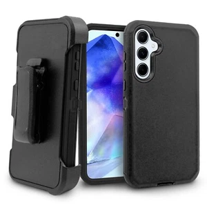 For Samsung Galaxy A55 A35 5G Shockproof Defender Case Fits Otterbox Belt Clip - Picture 1 of 61