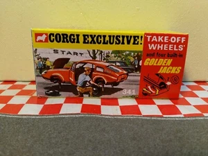 Corgi Toys 341 Mini Marcos GT 850 CUSTOM EMPTY REPRO BOX NO CAR - Picture 1 of 4