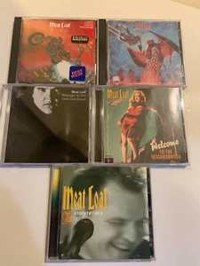 Meat Loaf CD LOT SET Bat Out Of Hell II VH1 MIDNIGHT AT THE LOST AND FOUND WELCO - Picture 1 of 6